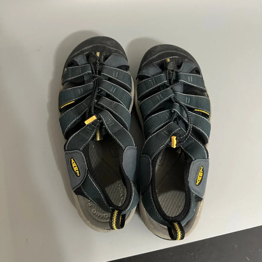 Keen Newport H2 Mens Waterproof Hiking Sandals Blue Black Size 11.5 Sport Shoes